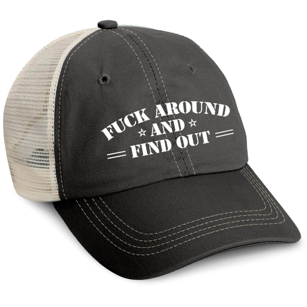 Fuck Around and Find Out Mesh Hat