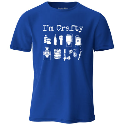 I'm Crafty T-Shirt Royal Blue