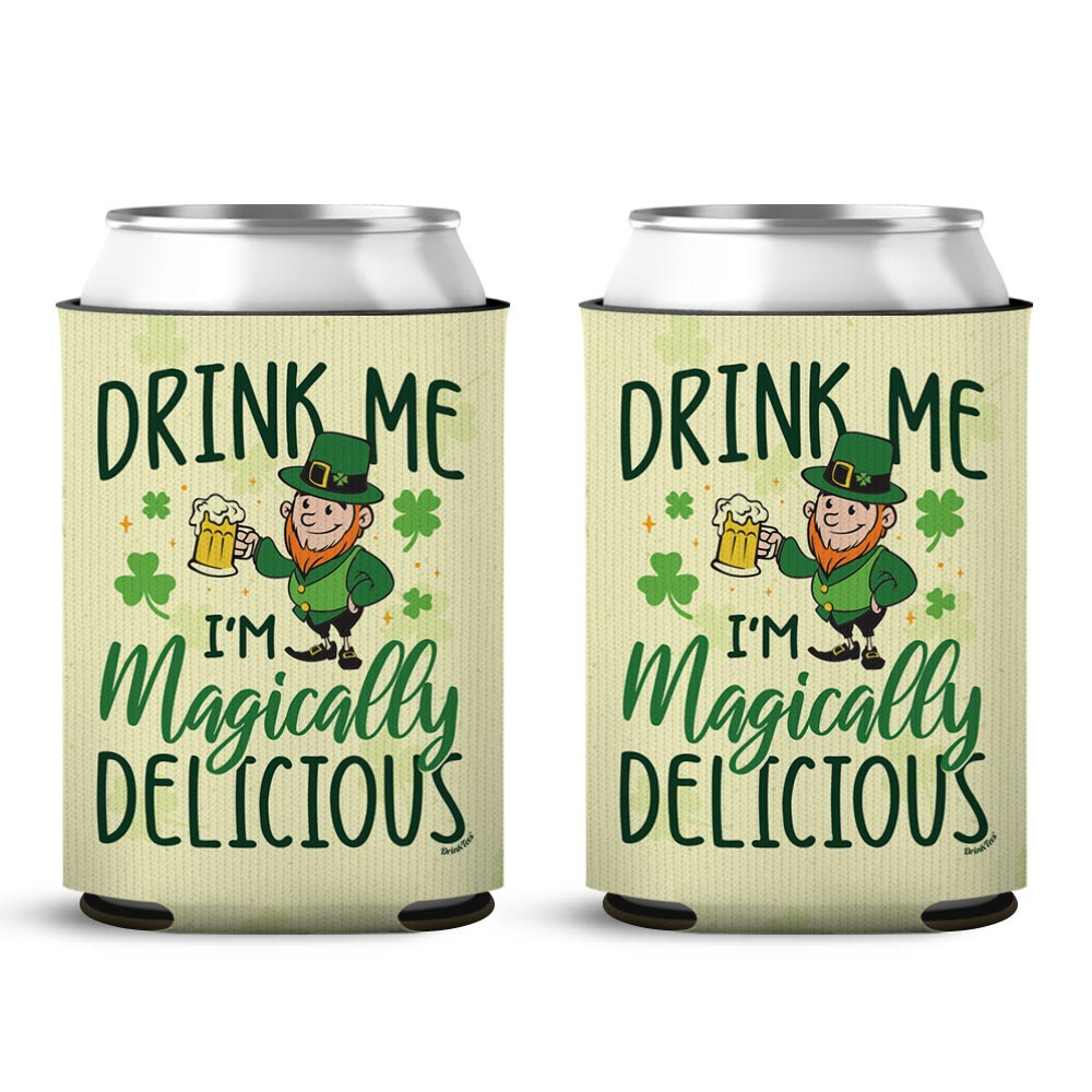 Drink Me I'm Magically Delicious Can Cooler Sleeve 2 Pack