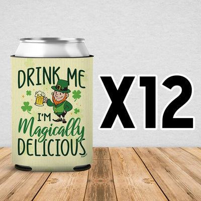 Drink Me I'm Magically Delicious Can Cooler Sleeve 12 Pack