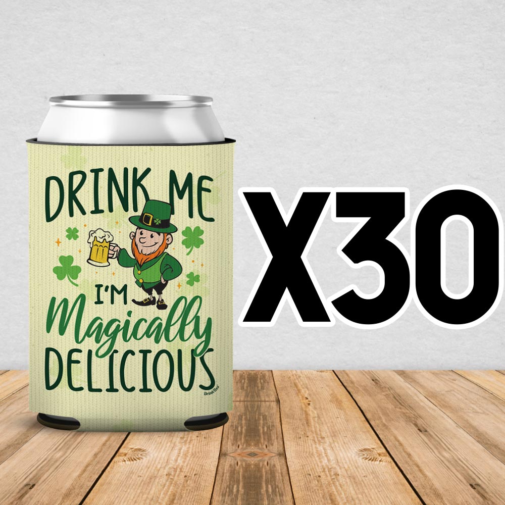 Drink Me I'm Magically Delicious Can Cooler Sleeve 30 Pack
