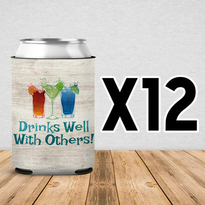 Drinks Well With Others Can Cooler Sleeve 12 Pack