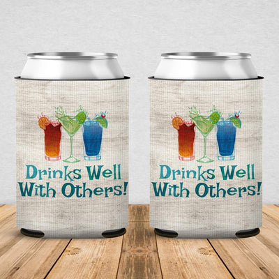 Drinks Well With Others Can Cooler Sleeve 2 Pack