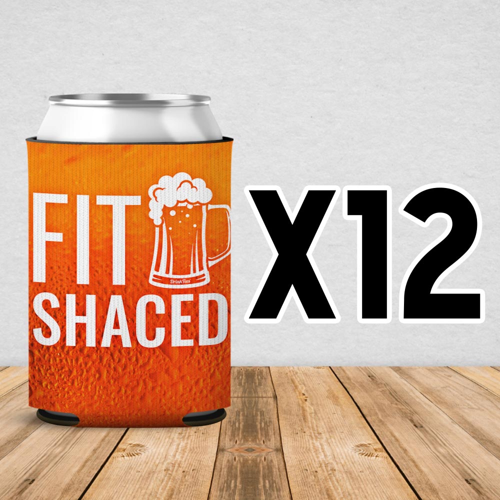 Fit Shaced Can Cooler Sleeve 12 Pack