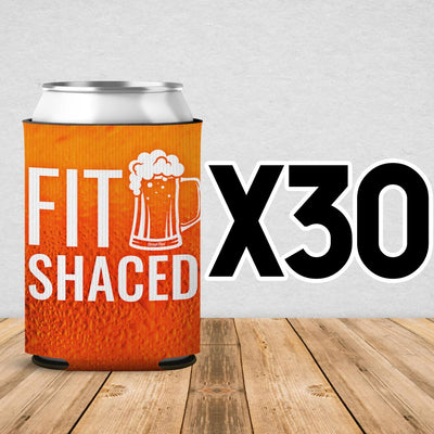 Fit Shaced Can Cooler Sleeve 30 Pack