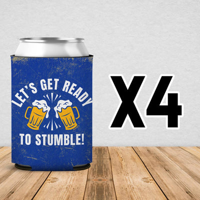 Let's Get Ready To Stumble Can Cooler Sleeve