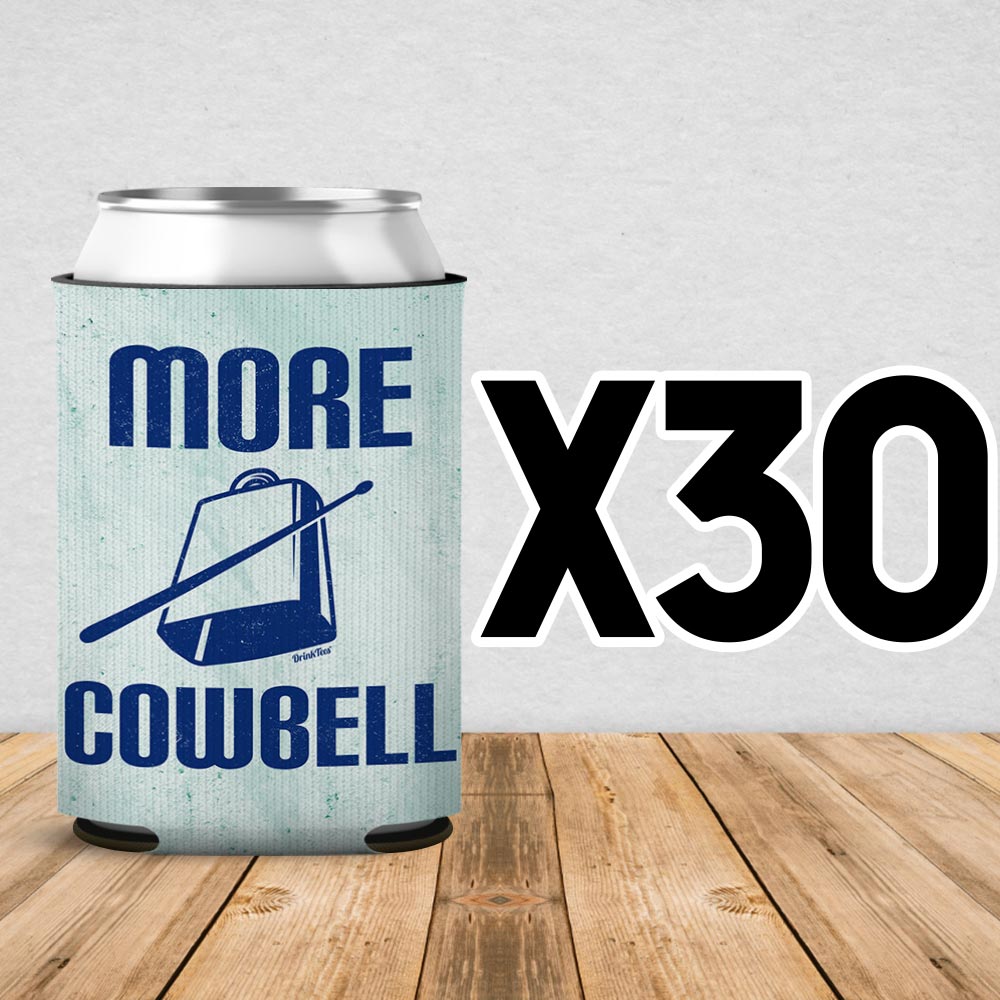 More Cowbell Can Cooler Sleeve 30 Pack