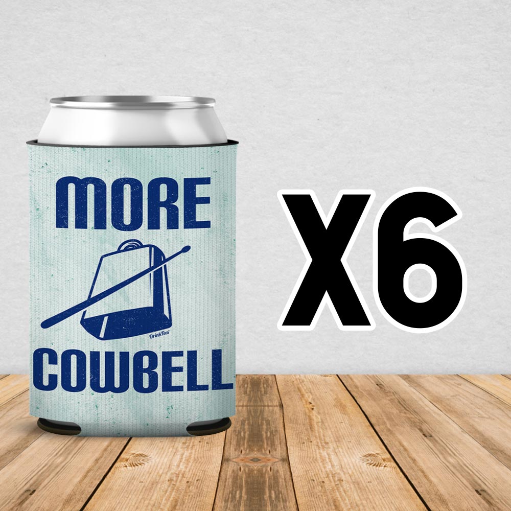 More Cowbell Can Cooler Sleeve 6 Pack