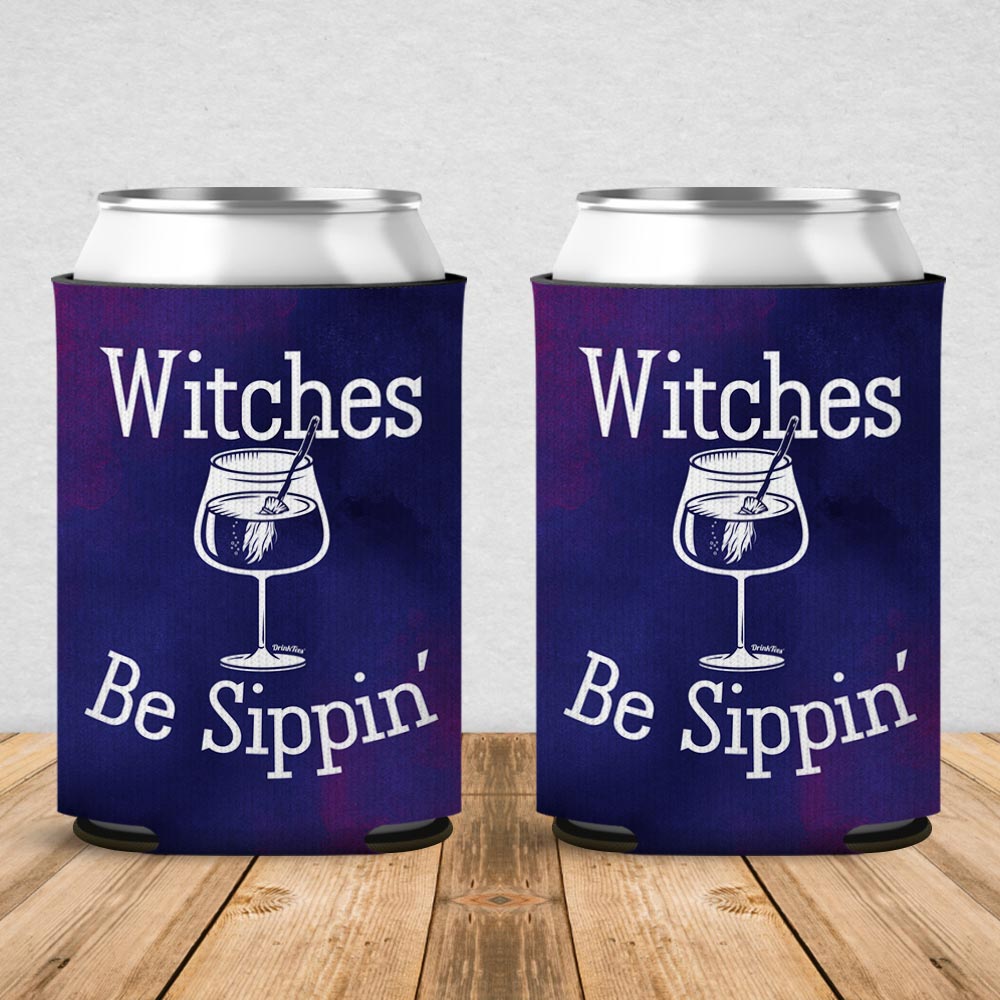 Witches Be Sippin Can Cooler Sleeve 2 Pack