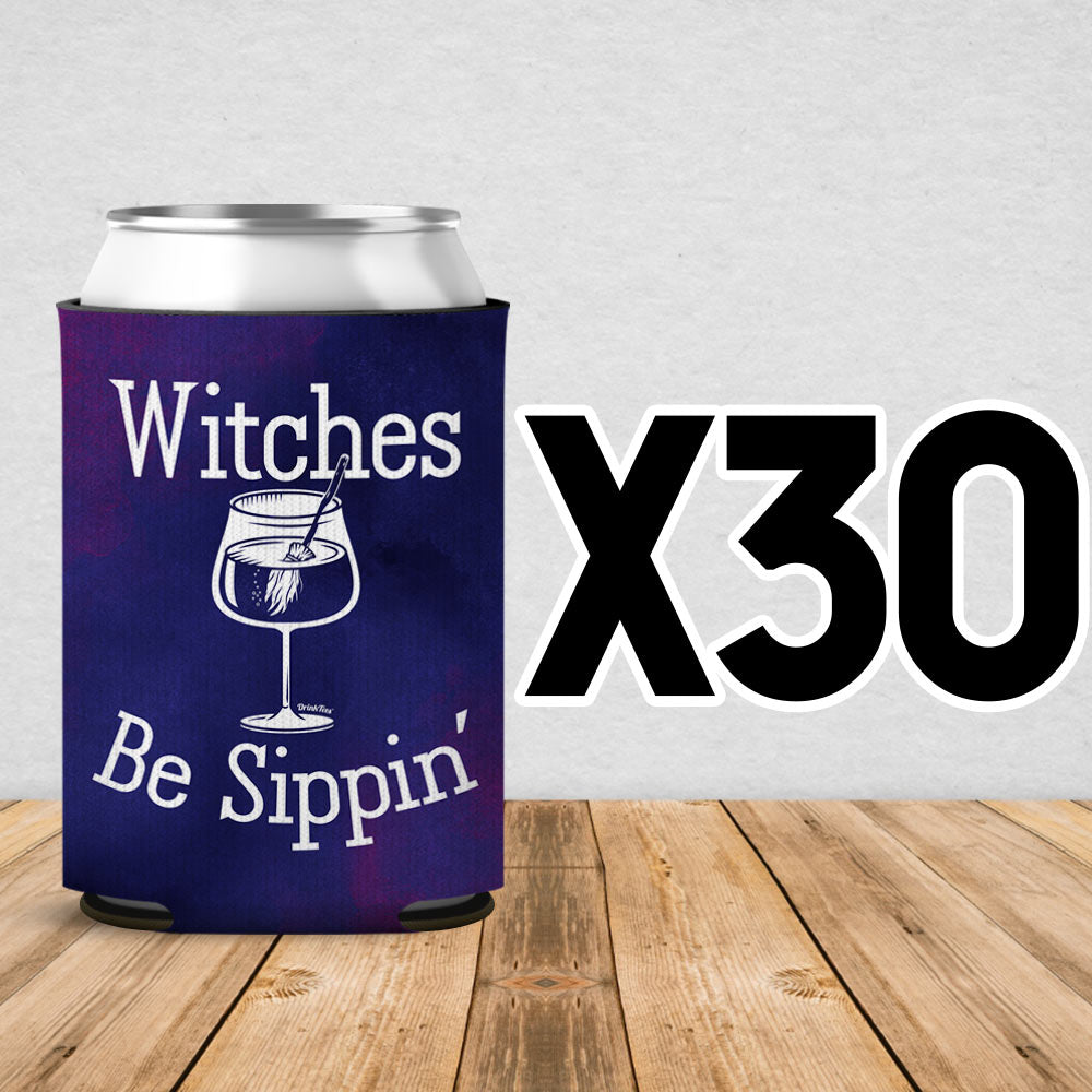 Witches Be Sippin Can Cooler Sleeve 30 Pack