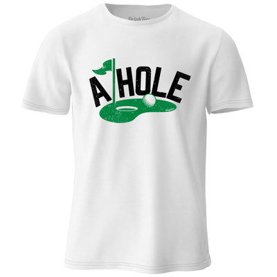 A Hole Golf T-Shirt Mens White
