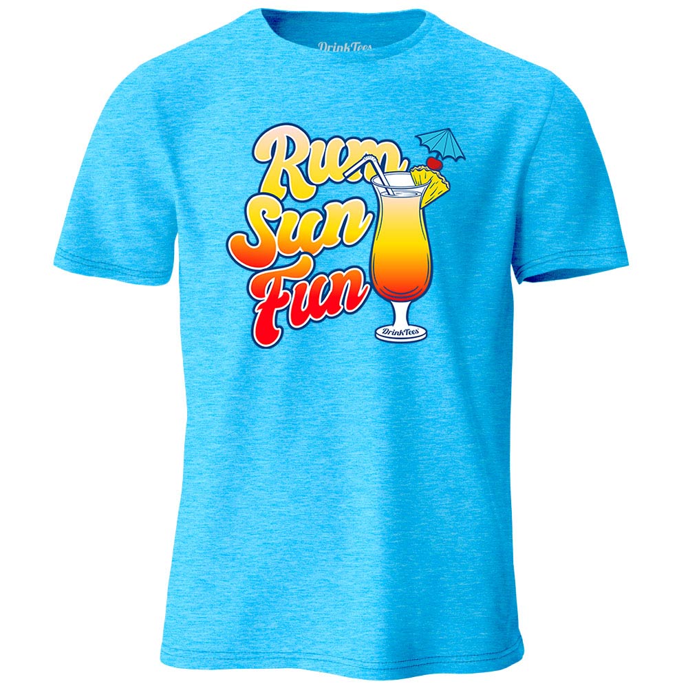 Rum Sun Fun T-Shirt. 