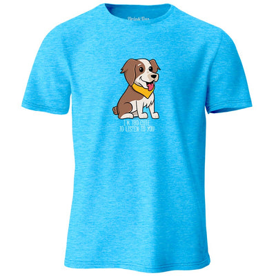 Coco The Mini Aussie - I'm To Cute To Listen To You Heather T-Shirt. Shop lots of funny Coco Dog t-shirts shipped to you from Florida. 