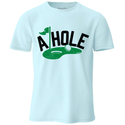 A Hole Golf T-Shirt Mens Blue