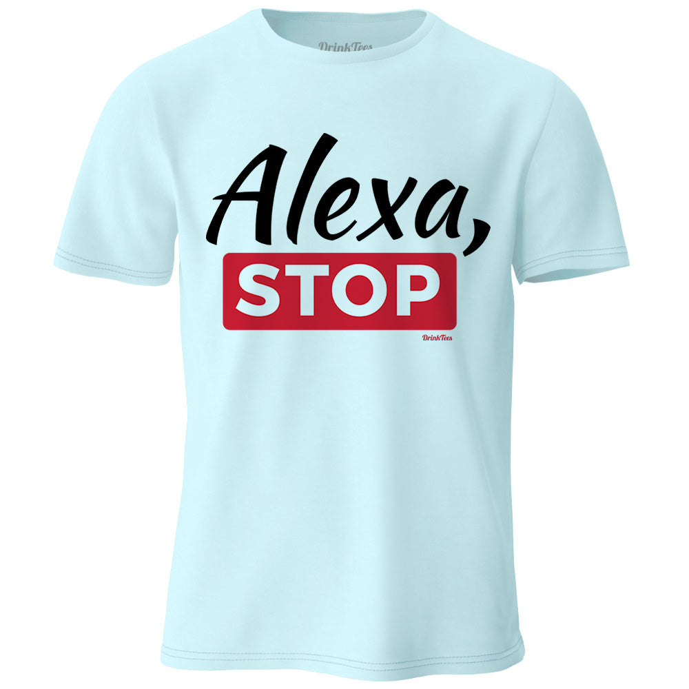 Alexa Stop T-shirt Blue