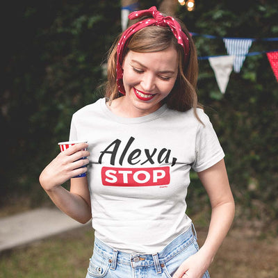Women's Alexa, Stop T-Shirt